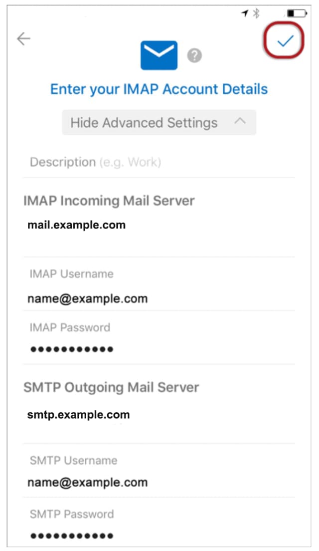 Outlook Mobile SSL/TLS settings on Android